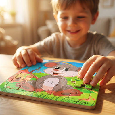 CHILDREN'S WOODEN PUZZLE TOY - EDOHNEX™