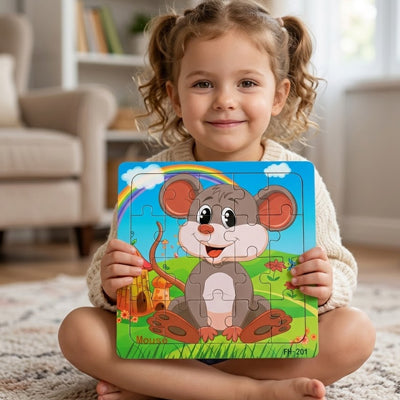 CHILDREN'S WOODEN PUZZLE TOY - EDOHNEX™