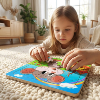 CHILDREN'S WOODEN PUZZLE TOY - EDOHNEX™