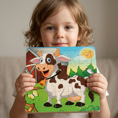 CHILDREN'S WOODEN PUZZLE TOY - EDOHNEX™