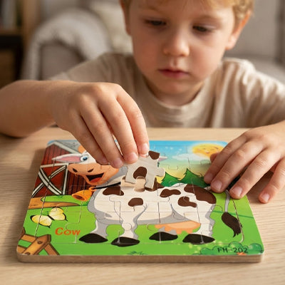 CHILDREN'S WOODEN PUZZLE TOY - EDOHNEX™