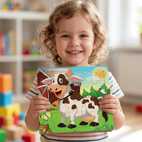 CHILDREN'S WOODEN PUZZLE TOY - EDOHNEX™