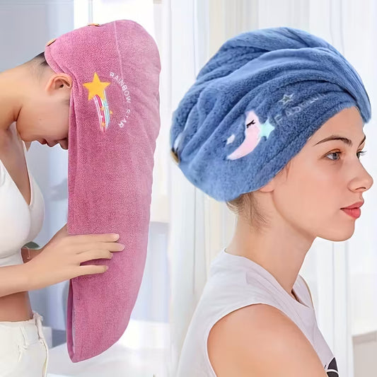 MAGIC MICROFIBER HAIR DRYING TOWEL-EDOHNEX™